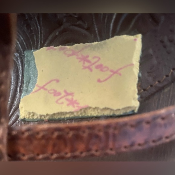 Dior Wood And Leather heels are a size 8. - Picture 4 of 11